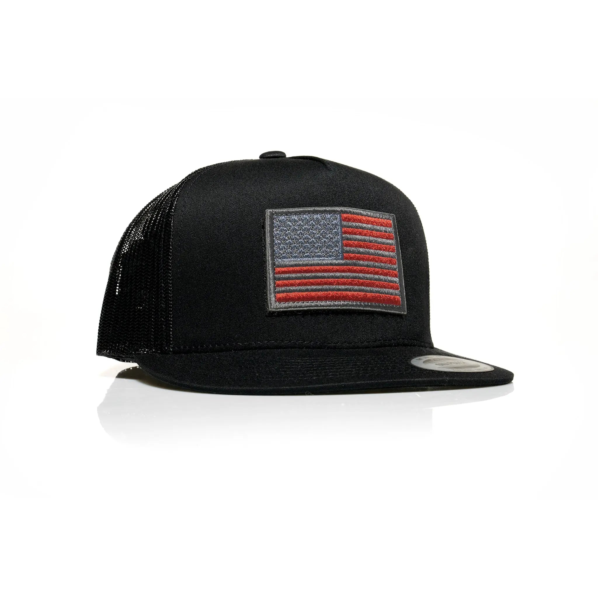 USA Flag Patch Trucker