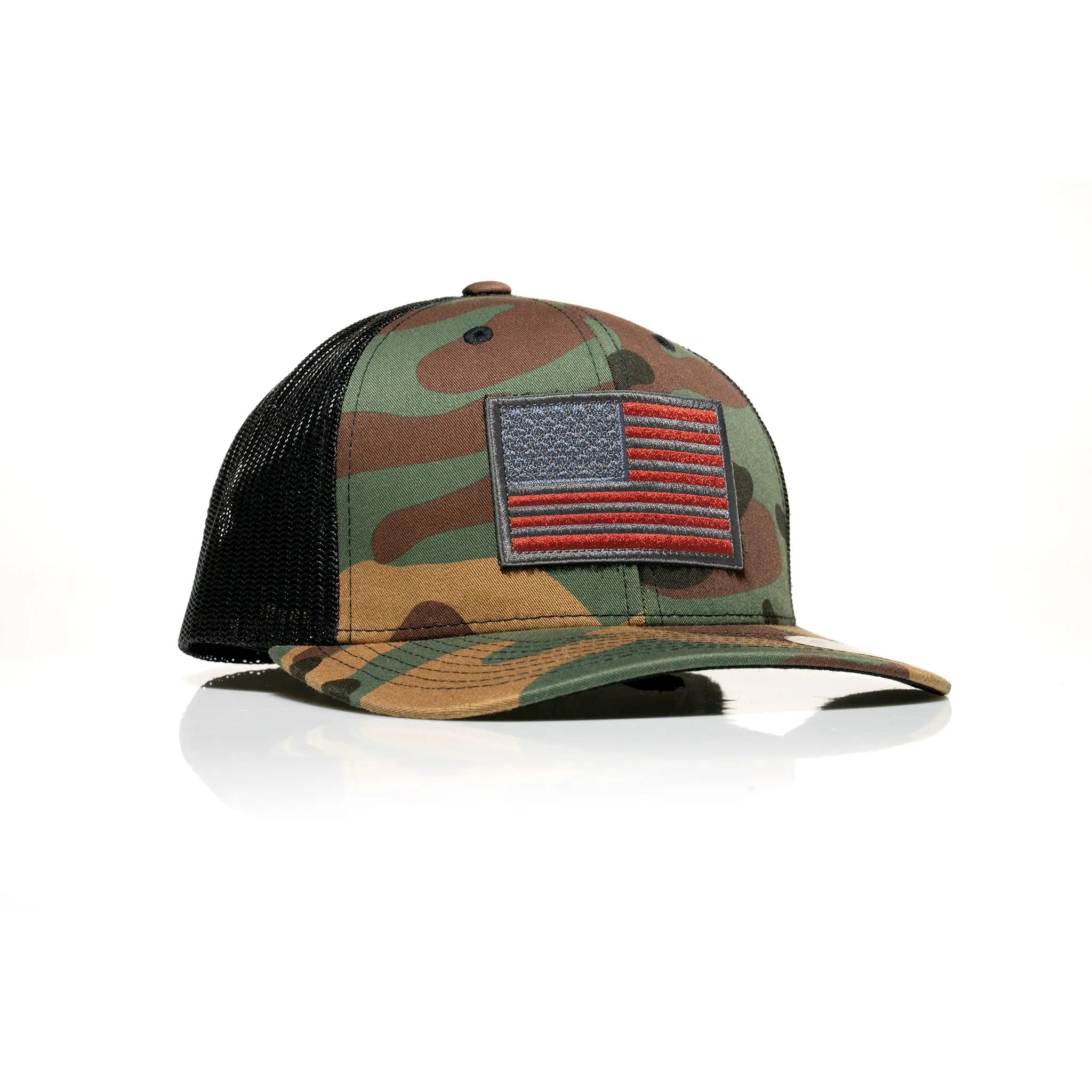 USA Flag Patch Trucker