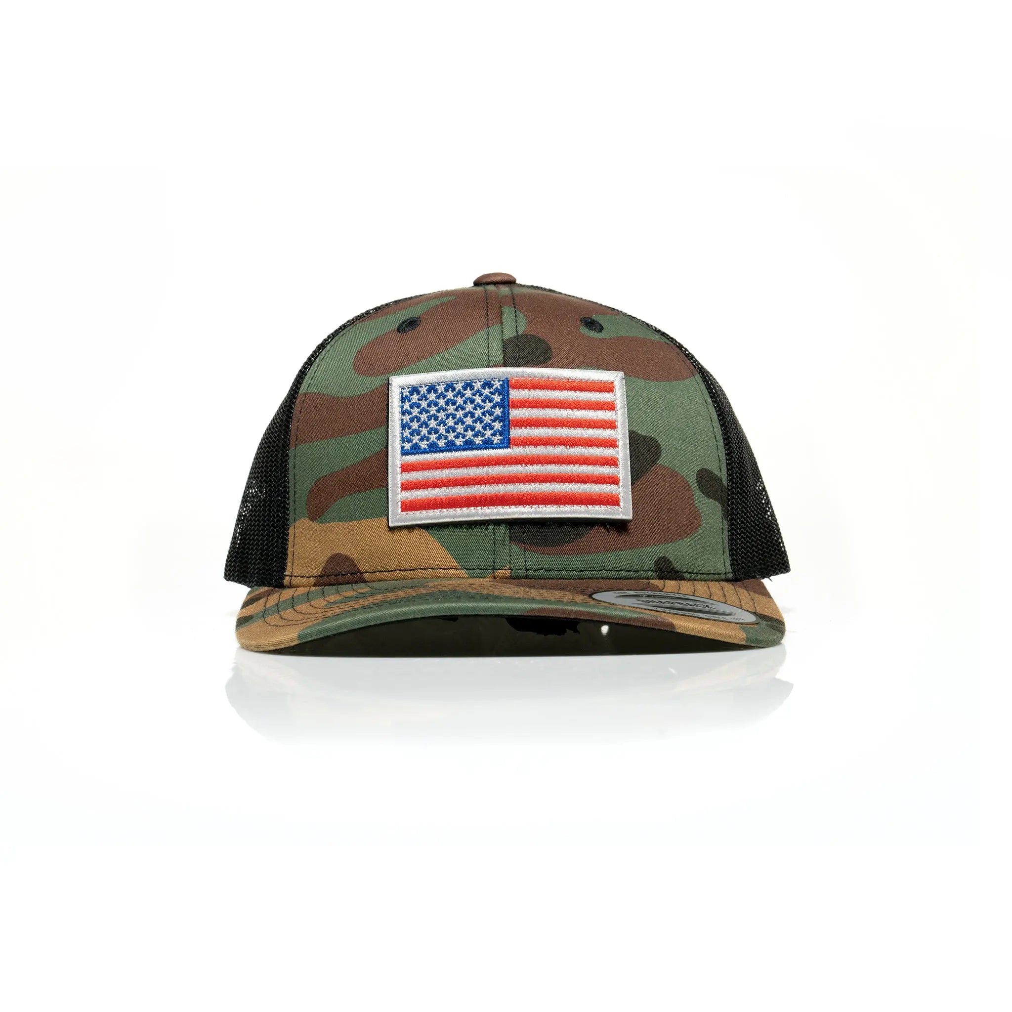 USA Flag Patch Trucker