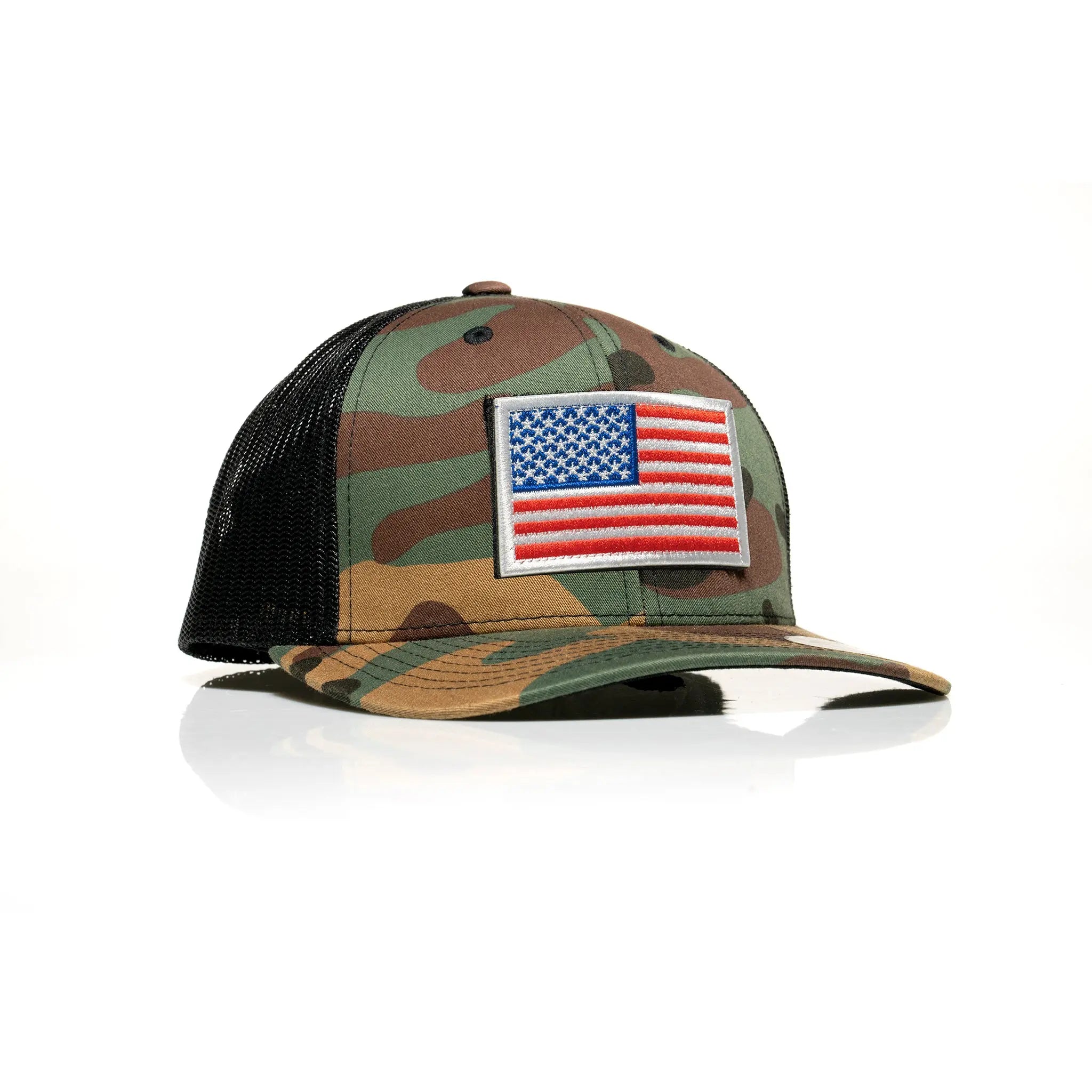 USA Flag Patch Trucker