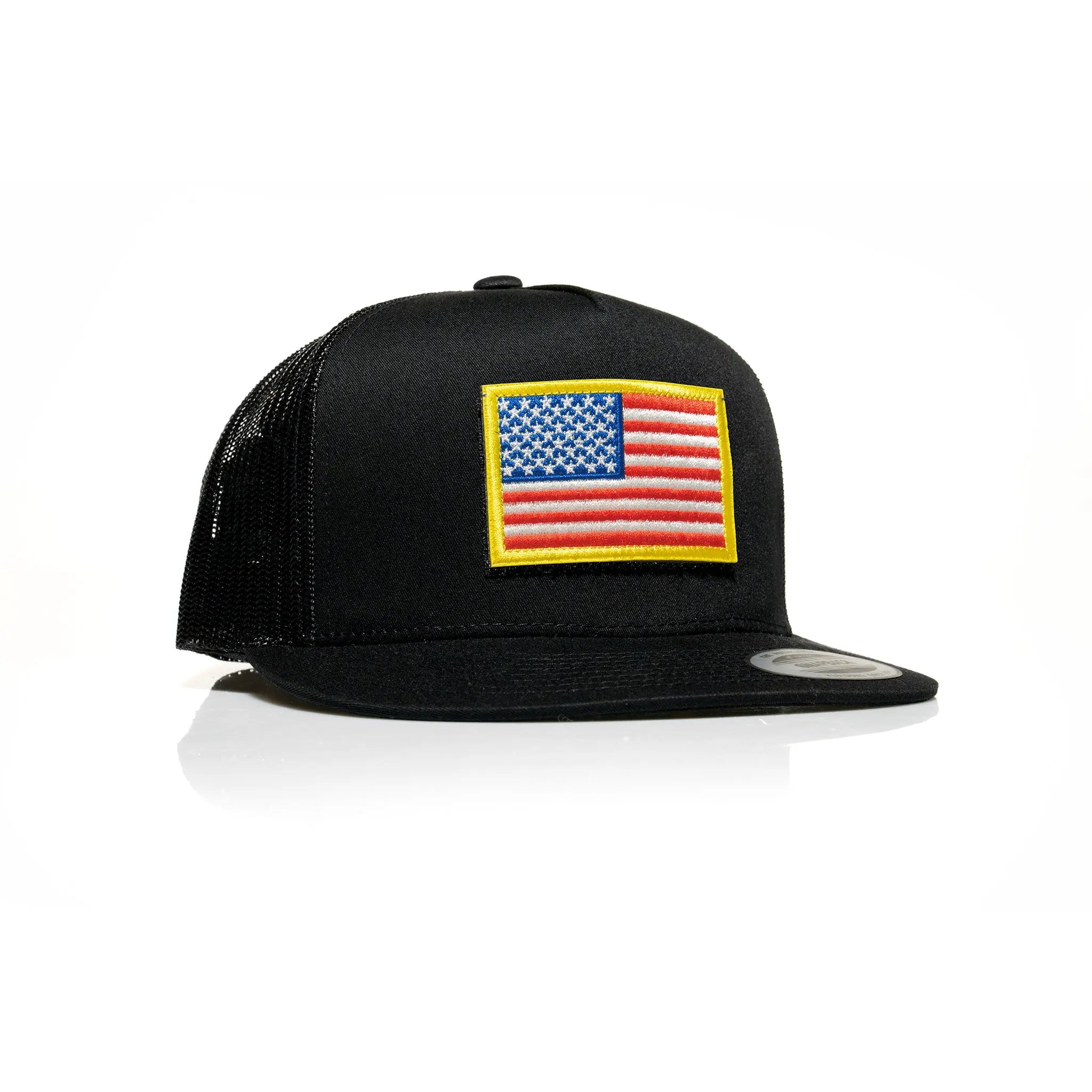 USA Flag Patch Trucker