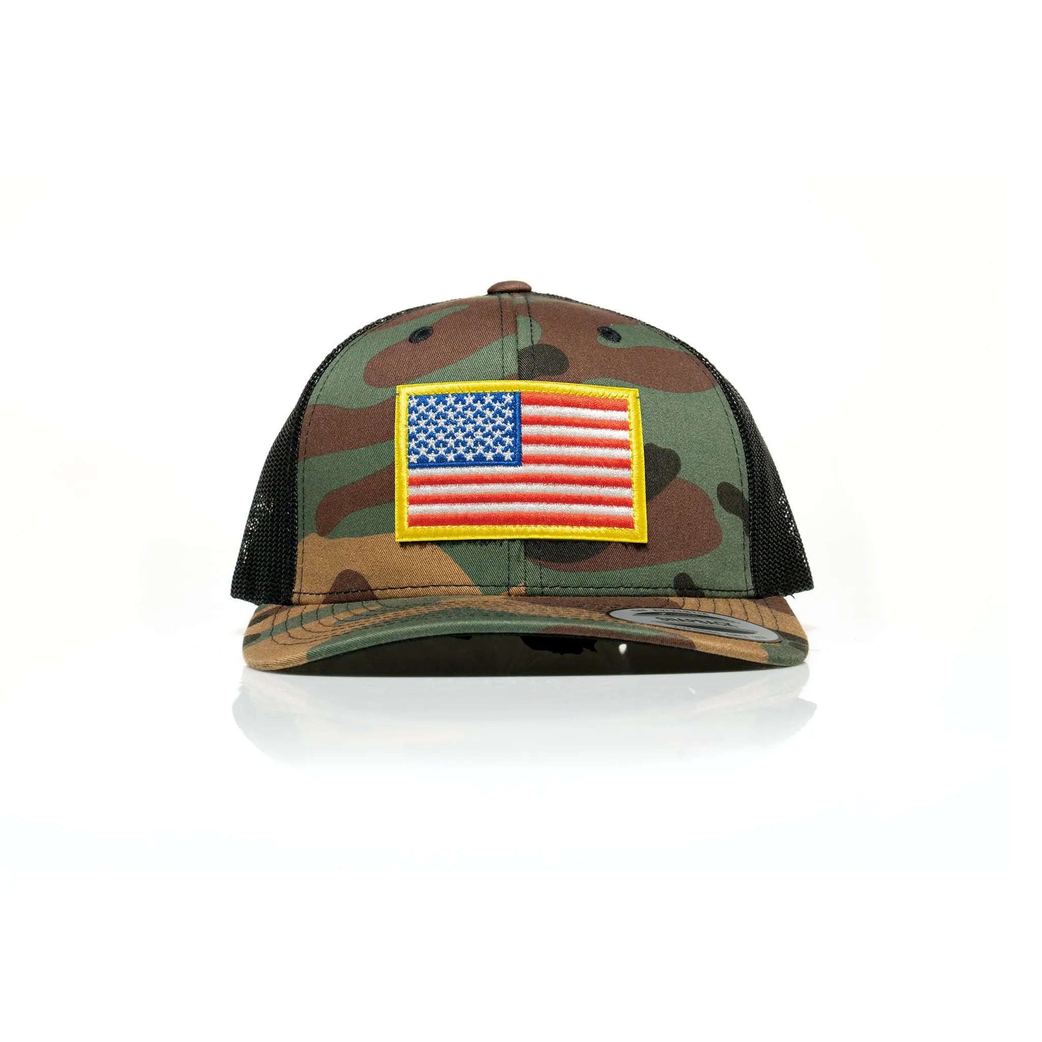 USA Flag Patch Trucker