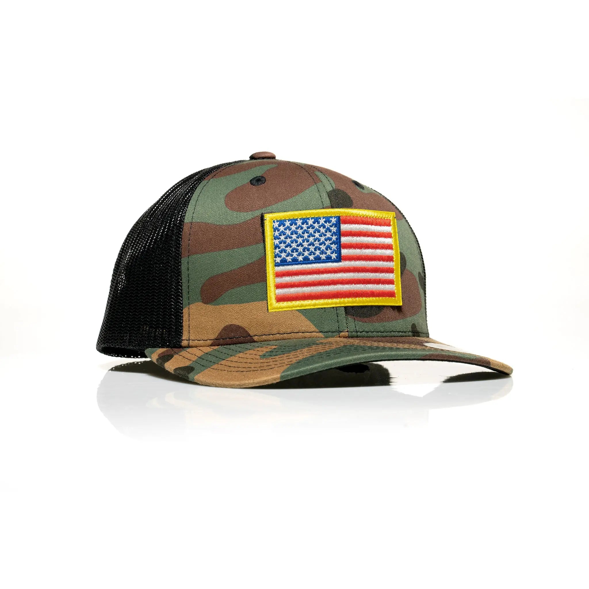 USA Flag Patch Trucker