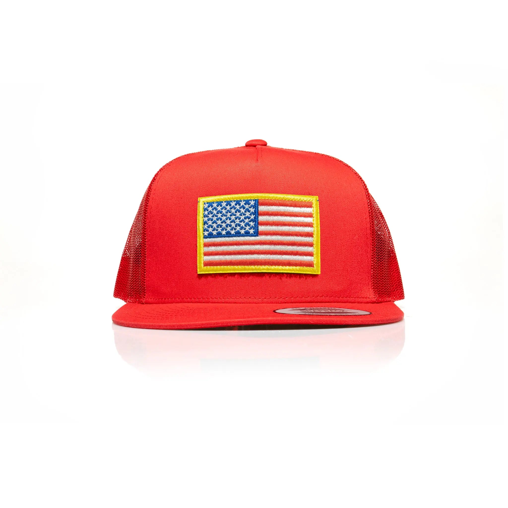 USA Flag Patch Trucker