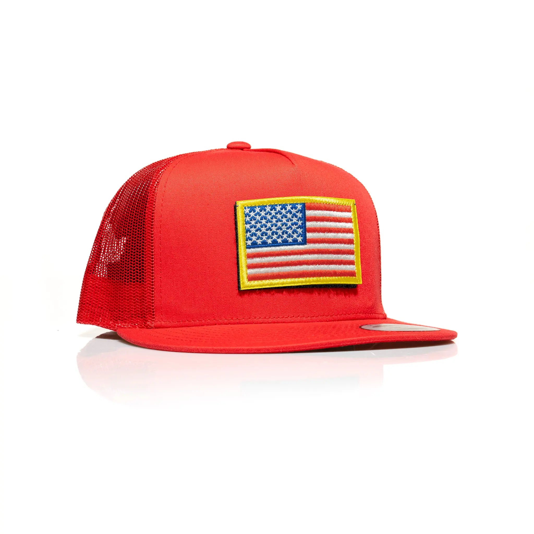USA Flag Patch Trucker