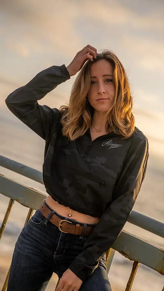 Ateam Women's Crop Windbreaker